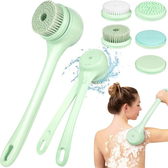 5-in-1 Waterproof Electric Back Scrubber & Body Brush