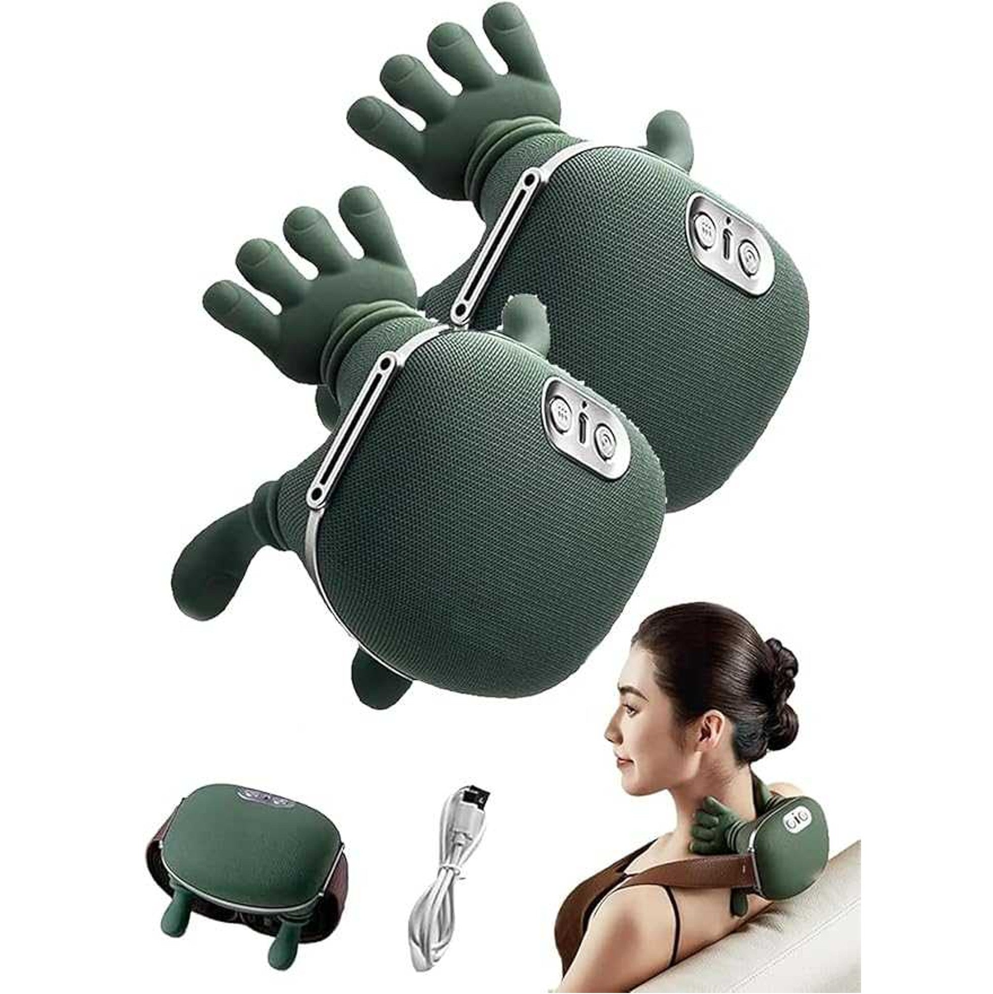 Wireless Neck & Shoulder Massager with Heat