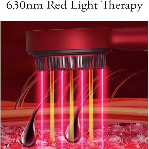 Scalp Massager with Oil Applicator & Light Therapy