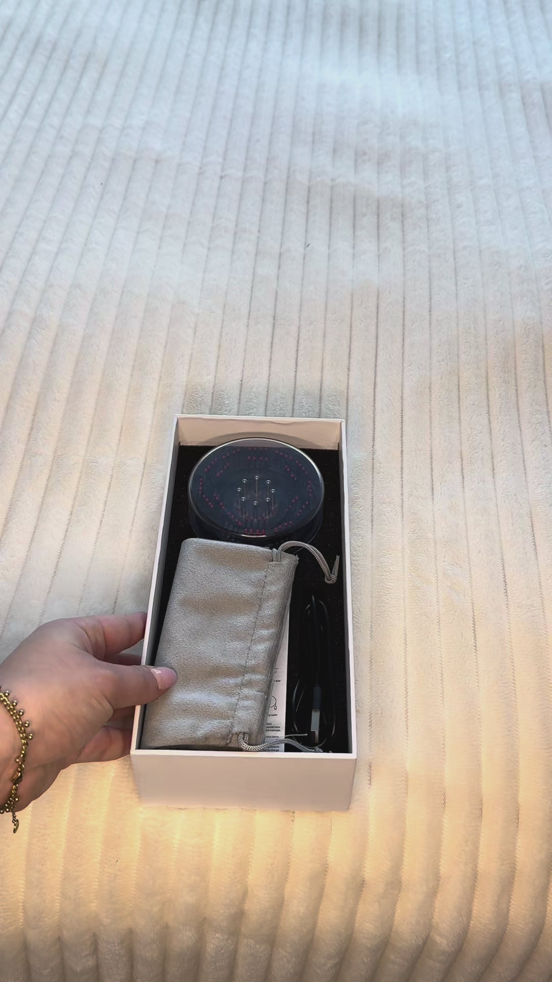 Scalp Massager with Oil Applicator & Light Therapy